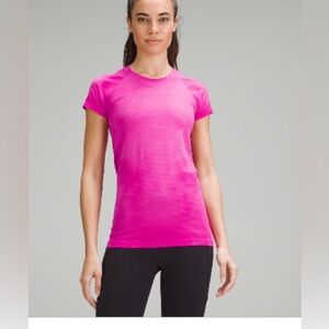 Lululemon Swiftly Tech Short-Sleeve Shirt 2.0 | Marble Dye Sonic Pink